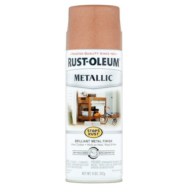 Vintage Copper, RustOleum Stops Rust Metallic Spray Paint, 11 oz