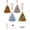 Christmas Hanging D, variant on Festive Christmas Santa Shaped Ceramic Plant Pot, Christmas Holiday Decorative Planter, Stylish Succulent & Flower Container for Desktop, Mantel Indoor Outdoor Xmas Decor