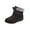 Brown, variant on Fesfesfes Black Platform Boots for Women Winter Warmth Plush Lined Boots Thick Cotton Shoes Soft Soled Ankle Boots Women Snow Boots 43(US:9.5)