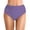 A1#-Purple, variant on Women Swimwear Bottoms Elastic Waist Swim Briefs Solid Color High Waist Basic Full Coverage Purple,L