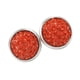 thumbnail image 3 of Pendientes Gotas Minnieouse de acero inoxidable Galvanoplastia fina Superficie lisa Ligero Rojo brillante, 3 of 6