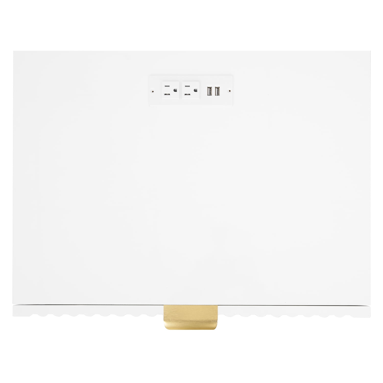 Kadyn Nightstand with 2 Drawers & Golden Handle, Storage Wood Bedside Table with USB Charging Ports, Modern Night Stand for Bedroom, Living Room, Sofa Couch, White Kadyn Nightstand with 2 Drawers & Golden Handle, Storage Wood Bedside Table with USB Charging Ports, Modern Night Stand for Bedroom, Living Room, Sofa Couch, White