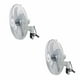 thumbnail image 1 of 2Pz Ventilador De Pared 18" 5 Aspas Blanco 70W Benelux Timer, 1 of 8