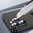 thumbnail image 4 of 1 Juego de Protector de cámara de Metal para iPhone 15 16 Pro Max 14 Plus 13, anillo de aleación de cristal para lente para iphone 15pro, tapa de lente trasera, 4 of 5