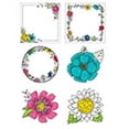 thumbnail image 3 of Bright Blooms Doodly Blooms 6" Designer Cut-Outs, Pack of 36, 3 of 6