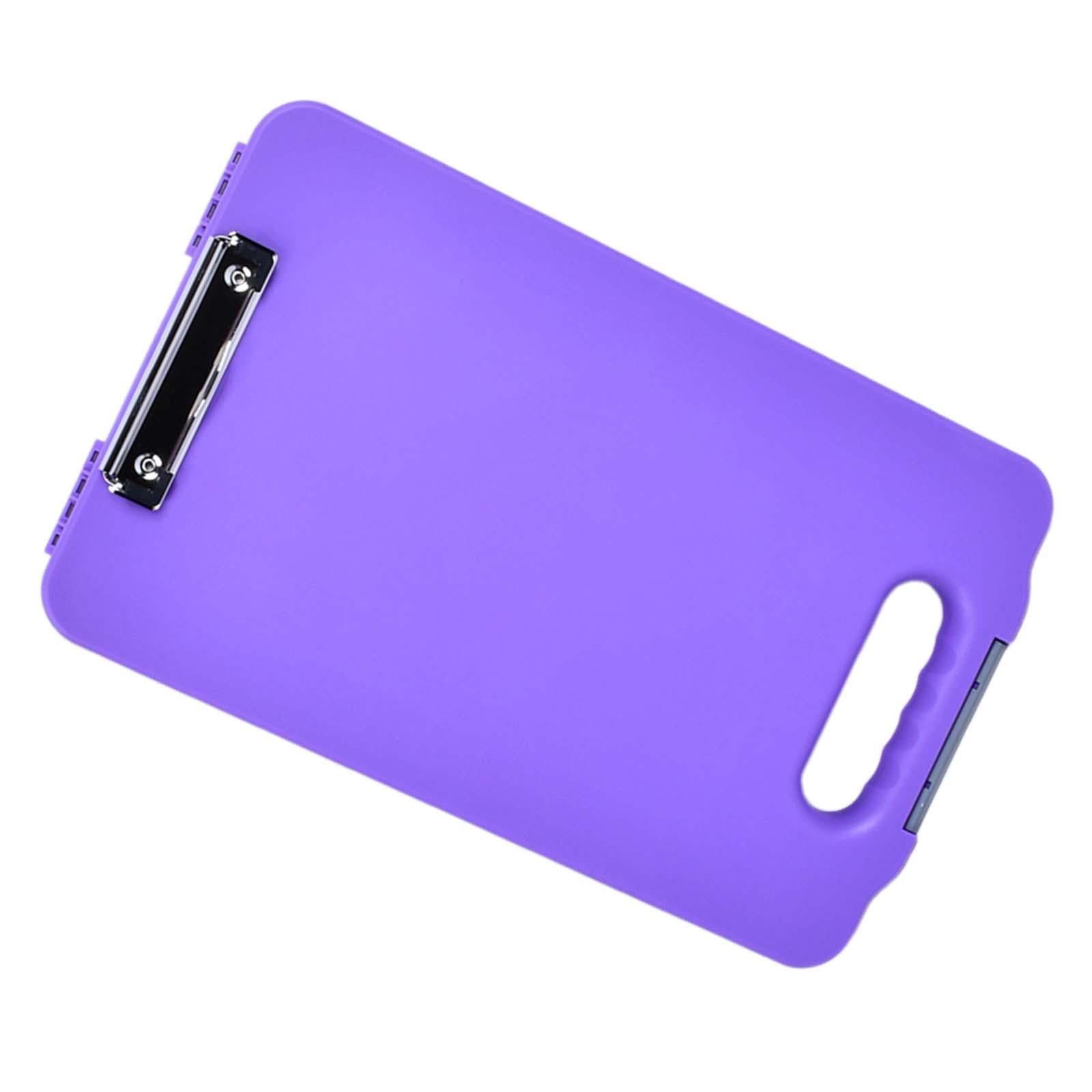 figatia Clipboard with Storage Document Case A4 Paper Folder Storage Clipboard Nursing Clipboard for Classroom Restaurant Home Lawyer ,
