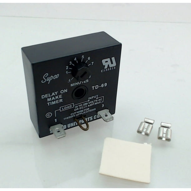 TD69, Time Delay Break, Compressor Protector 19250 VAC by Supco