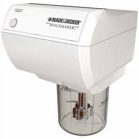 BLACK+DECKER Spacemaker Dual Grinder Plastic Containers 0.75-Cup Electric 800W White