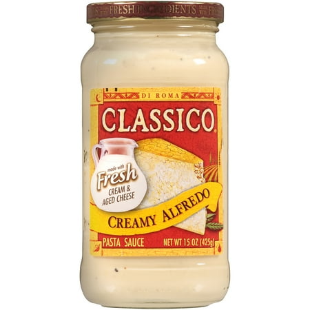 Classico Creamy Alfredo Pasta Sauce 15 oz. Jar - Walmart.com