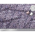 thumbnail image 2 of Soimoi Purple Cotton Voile Fabric Fish Animal Skin Fabric Prints by Yard 42 Inch Wide, 2 of 3