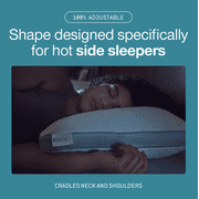 Coop Sleep Goods Eden Cool+ Cut-Out Adjustable Pillow King, Cooling Gel & Head Support