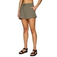thumbnail image 4 of RBX Active Women's Toggle Drawcord Quick Drying Woven Short with Zip Pocket, 4 of 5