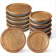 thumbnail image 1 of Tapas de Madera para Tarros de Cristal, Tapas de Madera de Boca y Regular, Reutilizables., 1 of 5