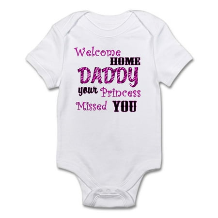 

CafePress - Welcome Home Daddy Infant Bodysuit - Baby Light Bodysuit