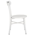 thumbnail image 6 of Safavieh Core Aluminum Outdoor Dining Side Chair - Set of 2, White, 6 of 13