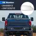thumbnail image 4 of Cristal del Espejo Inferior del Lado Derecho para Chevy Silverado y GMC Sierra 1500 2500 HD 3500 HD 2019-2025, Cristal Convexo con Placa de Respaldo No. 84468913/GM1325215, 4 of 7