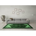 thumbnail image 3 of Ahgly Company Indoor Rectangle Persian Emerald Green Traditional Area Rugs, 8' x 10', 3 of 4