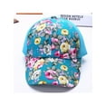thumbnail image 5 of Hawaiian Trucker Hat Baseball Cap Tropical Floral Mesh Snapback Adjustable Men, 5 of 7