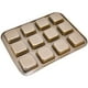 thumbnail image 3 of Molde para hornear Brownie de 12 cavidades Mini molde para pasteles Mini moldes para pan de acero al carbono bandeja para hornear pan para cocina ANGGREK Otros, 3 of 8