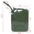 thumbnail image 2 of Steel 5Gallon20L, 20L Gasoline Emergency Fuel Can Anti-Leak Green, 2 of 12