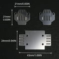 thumbnail image 3 of 1 Set Upgrade Metal Body Armor Chassis Bottom Guard for FMS FCX24 Power Wagon, 1/24 RC Car DIY Accessories Replacement, 3 of 8