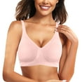 thumbnail image 1 of WILLBEST Brasier Mujer Push Up Sujetador De Mujer Con Hebilla Frontal, Borde De Encaje, Sin Aro De Acero, Ajuste Sin Costuras, Para Yoga, Dormir, Talla Grande 1386, 1 of 3