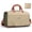 Khaki, variant on Travel Duffel Bag for Spirit Frontier Airlines Personal Item Bag 18x14x8 with Shoe Compartment Tote Carry  Luggage Expandable 20-35L Weekender Overnight for Women (Khaki)
