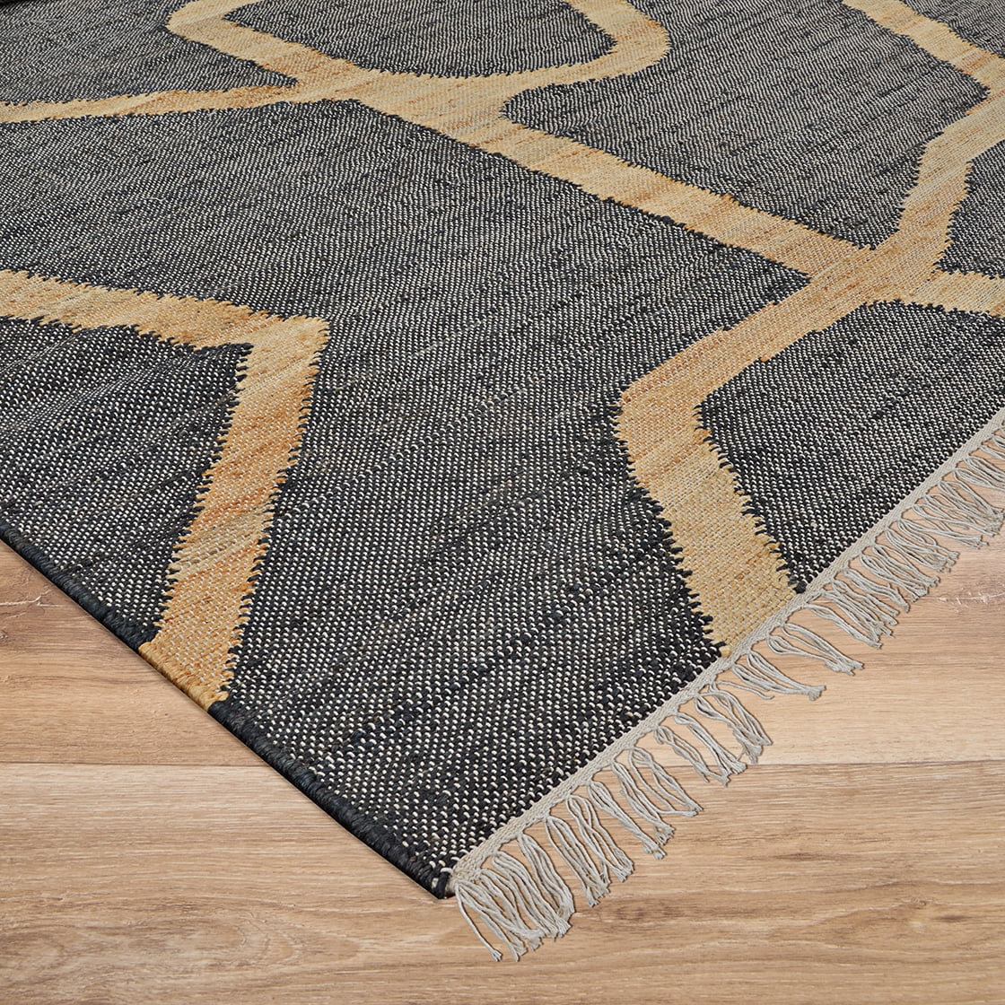 Couristan Cosmoros Hamar 8' x 10' Black Area Rug