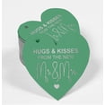 thumbnail image 2 of Inkdotpot Silver Foil Paper Hang Tag Hugs & Kisses From The Wedding Favor Tag 50 Pieces, 2 of 6