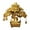 Style B, variant on DOLITY Chinese Money Tree Tabletop Decoration 17.5x9x19.5cm Golden Color Handmade Lucky B