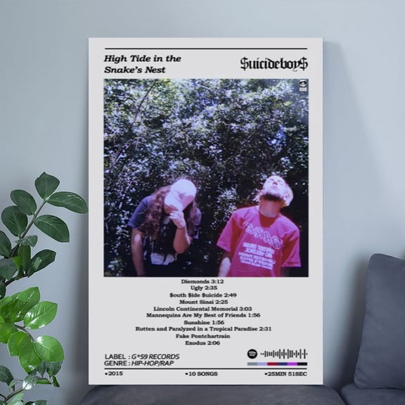 SuicideBoys High Tide in the Snake’s Nest Album Poster Size 24''x36''-Gategoo