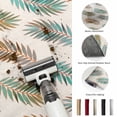 thumbnail image 5 of Hallway Runner Rug 2'x6', Teal Brown Palm Leaf Kitchen Runner Rugs Non-Slip Carpet Mats, Summer Botanical Tropical Rustic Bedside Rugs Runners Washable Floor Carpet for Bathroom Laundry Room, 5 of 8
