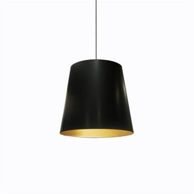 Radionic Hi Tech PEN_OD-M-698_RHT 20 in. Odum 1 Lumière Noir sur Pendentif Or