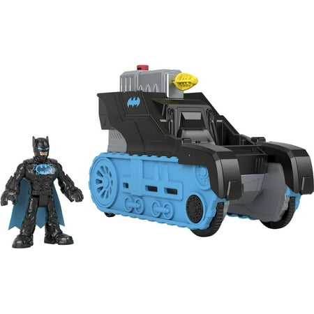 Imaginext DC Super Friends Batman Toy Bat-Tech Tank with Lights and Poseable...