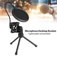thumbnail image 4 of Microphone Shockproof Shock Mount Filter Bracket Stand Mic Stand for Podcast Studio Desktop, 4 of 8