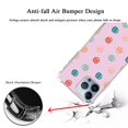 thumbnail image 4 of Colorful Retro Smiley Face Case Compatible with iPhone 11 pro,Unique Art Design TPU Shock-proof Full Cover, 4 of 6
