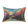 thumbnail image 7 of Yayeee Pillowcase Standard Size Set of 2 Satin Wrinkle Resistant Pillow Case, Colorful Road, 7 of 7