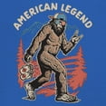 thumbnail image 3 of American Legend Bigfoot T-shirt Patriotic Funny Sasquatch Fan 4 July USA Flag Beer BBQ Tailgate Party Men's Tee, 3 of 7