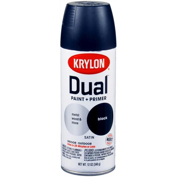 Krylon 425K08823001 12 oz Dual Superbond Paint & Primer, Fast Dry