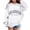 White, variant on BOBOGOJP Girl's Casual Fashion Los Angeles Graphic Long Sleeve Hoodie | Hooded Sweatshirt,Cute Tween Sweatshirts,Pullover (Grey, 8-10 Years)