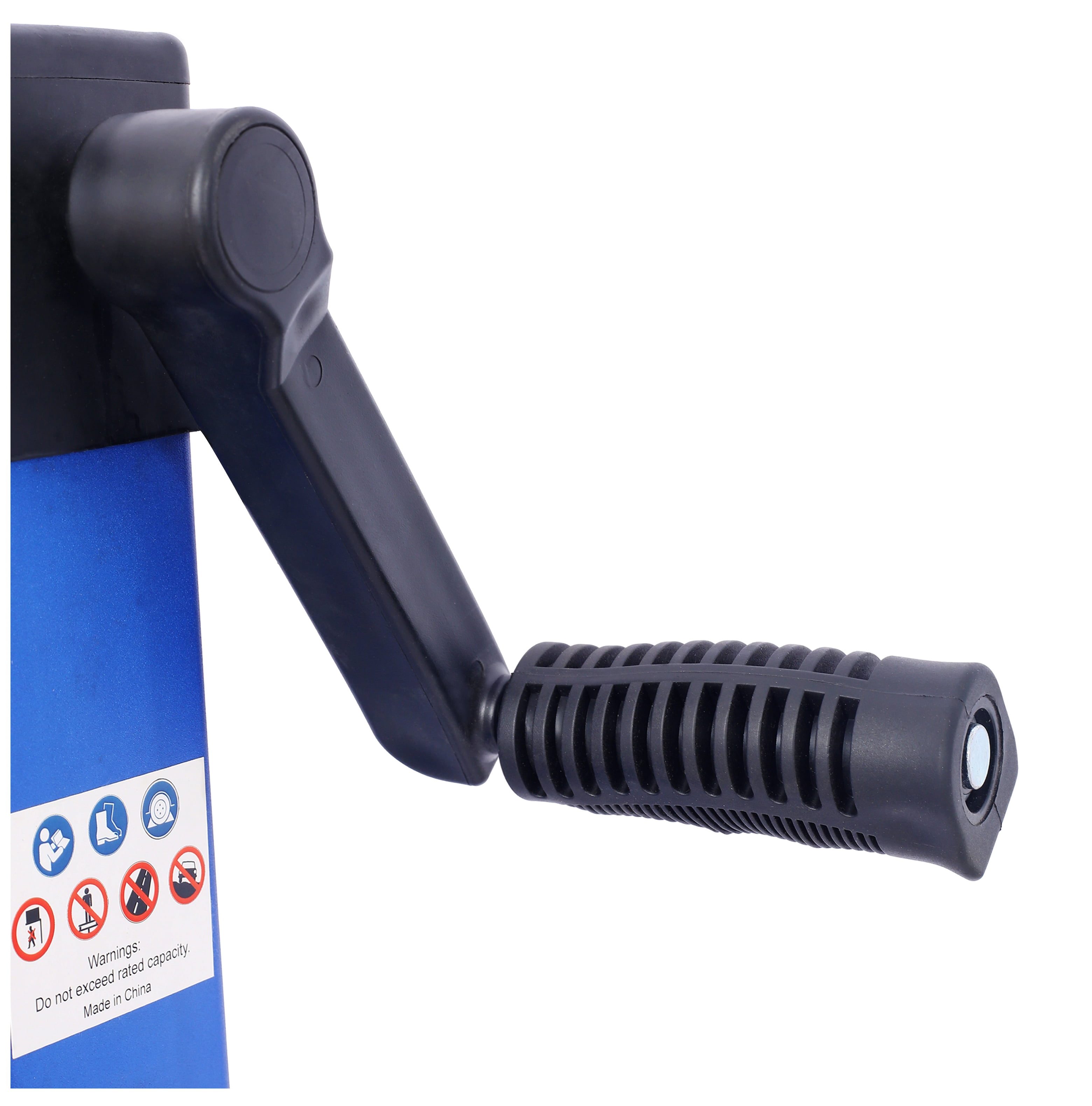 Trailer Jack 1800 Lbs Capacity - Heavy Duty Aluminum Trailer Tongue Jack, 3x5 Trailer, Sidewind Handle, Blue