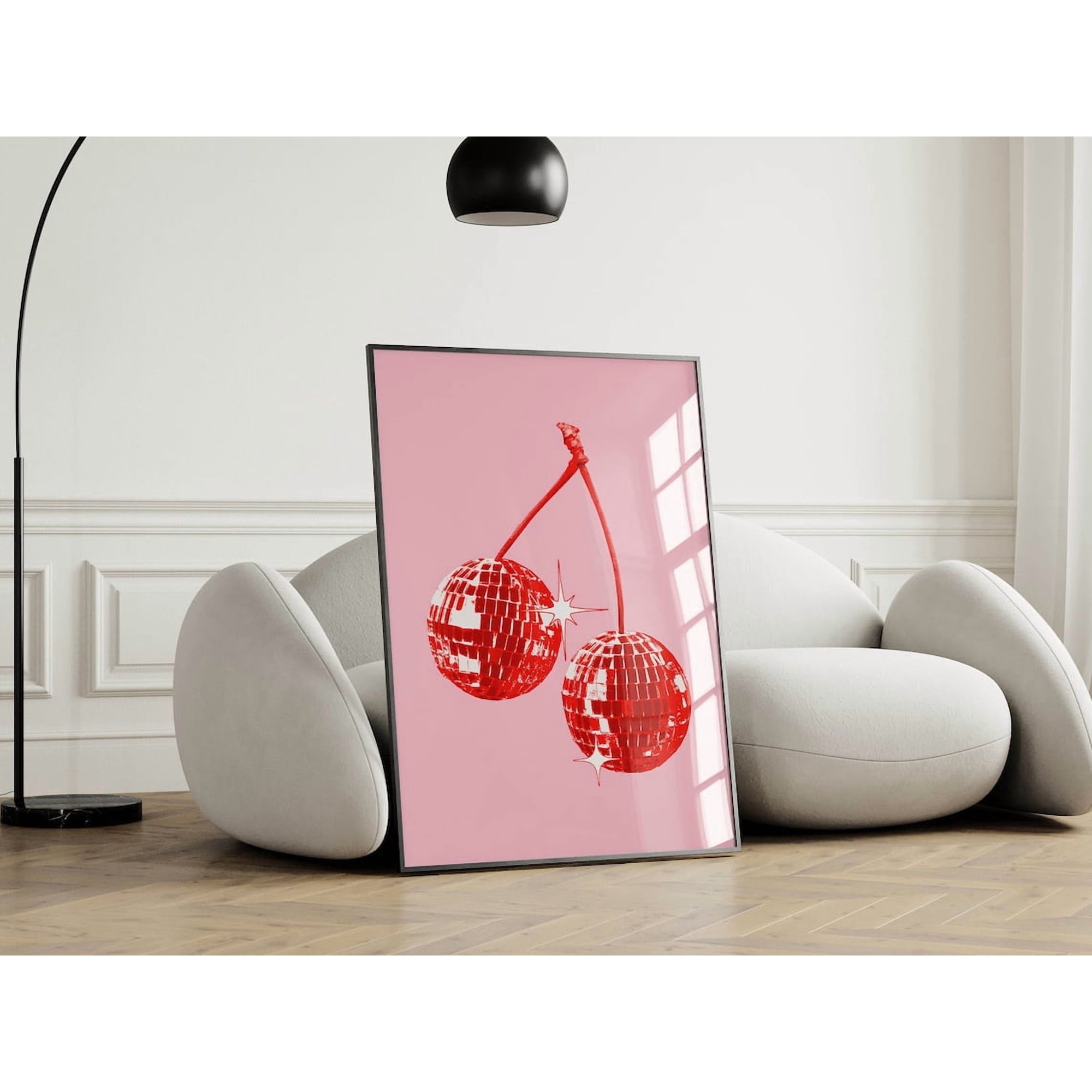 Disco Ball Y2K Dorm Bedroom Apartment Decor Wall Art