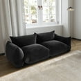 thumbnail image 5 of bokifol 2-Seat Modular Cloud Couch for Small Spaces,Easy to Assemble Cloud Couch for Living Room,Office,Black, 5 of 7