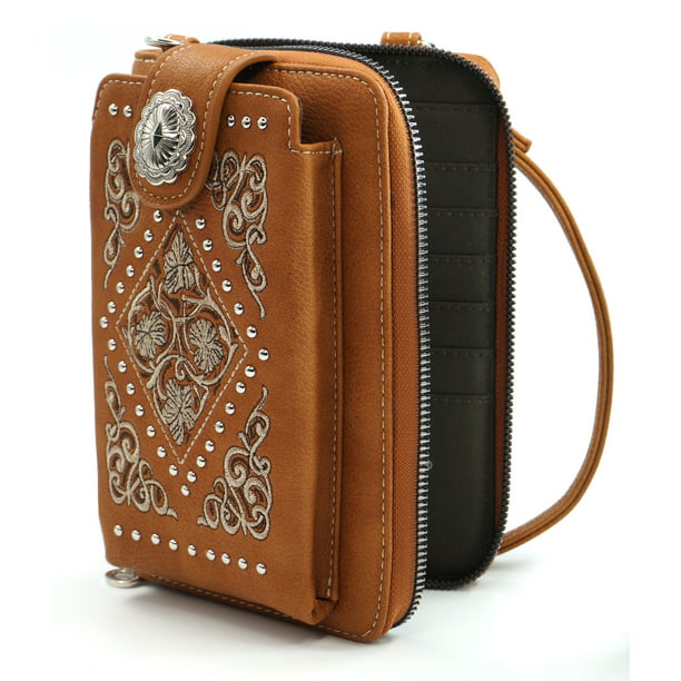 Montana West - Crossbody Wallet Purse For Women Travel Size 12 Slots For Credit Cards/ID And ...