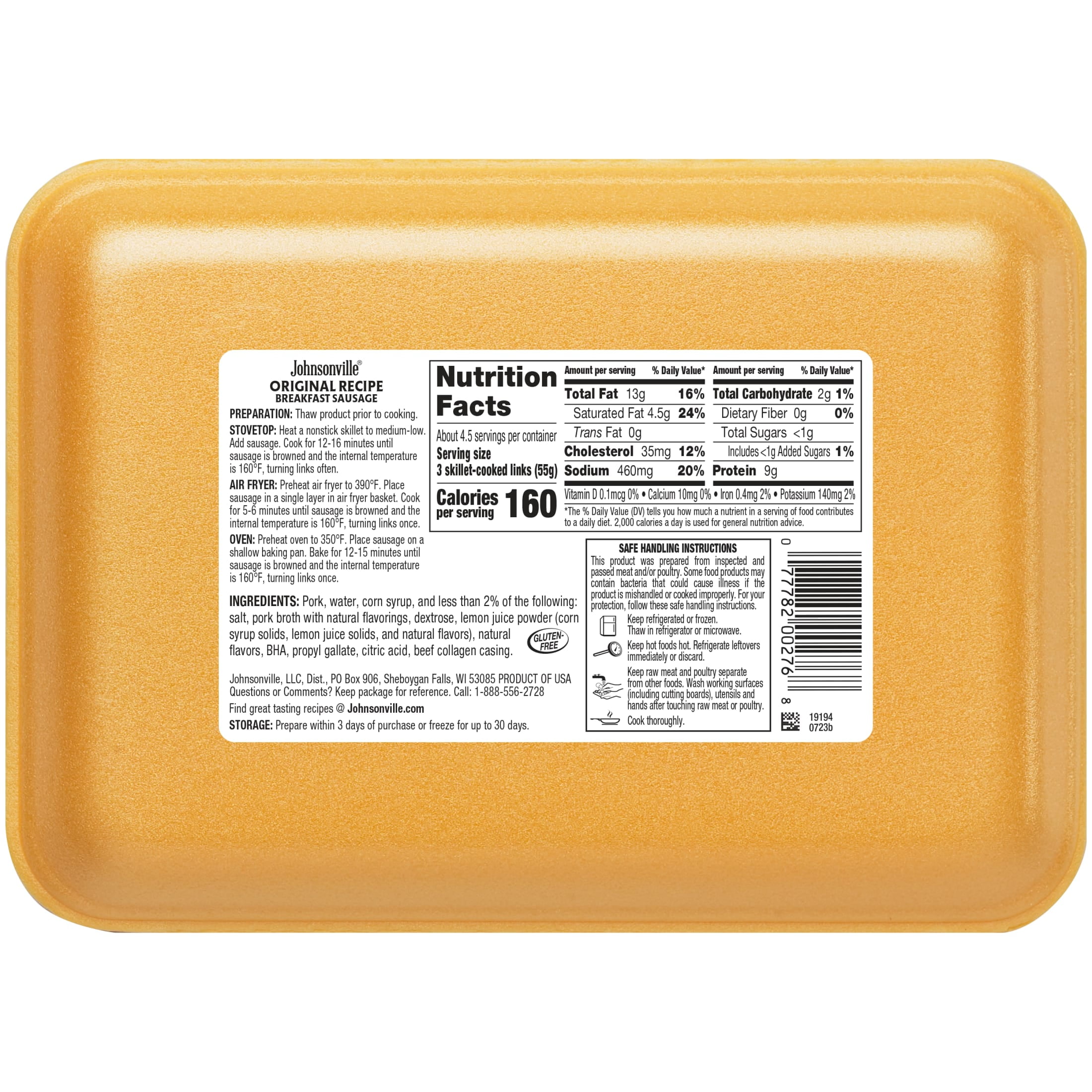 Johnsonville Original Breakfast Sausage, 14 Links, 12 oz (Fresh)