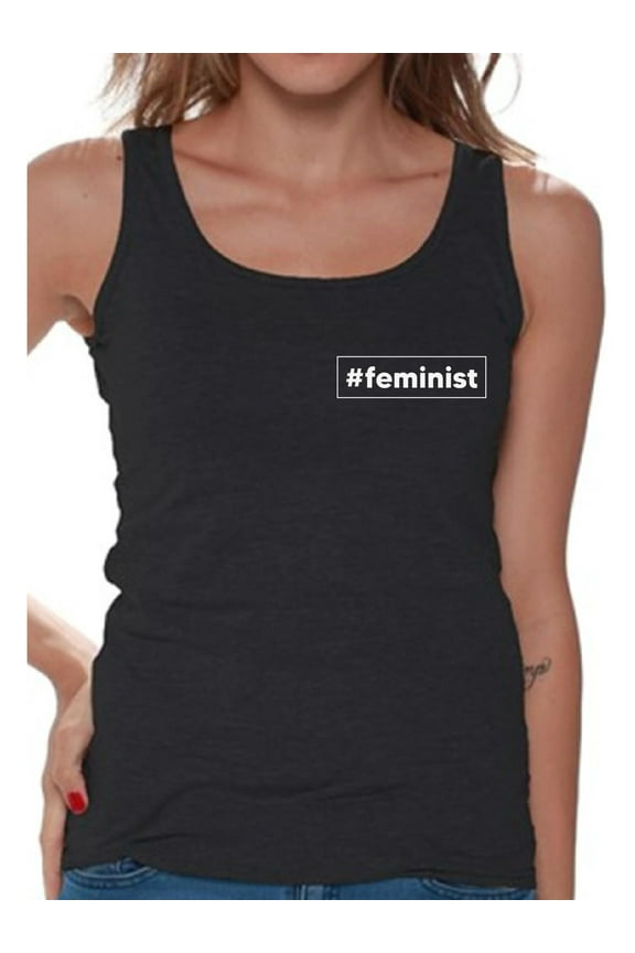 Feminist Women's Tanks International Women's Day Tee for Her Graphic Novelty Shirt Support Feminism Tank Top