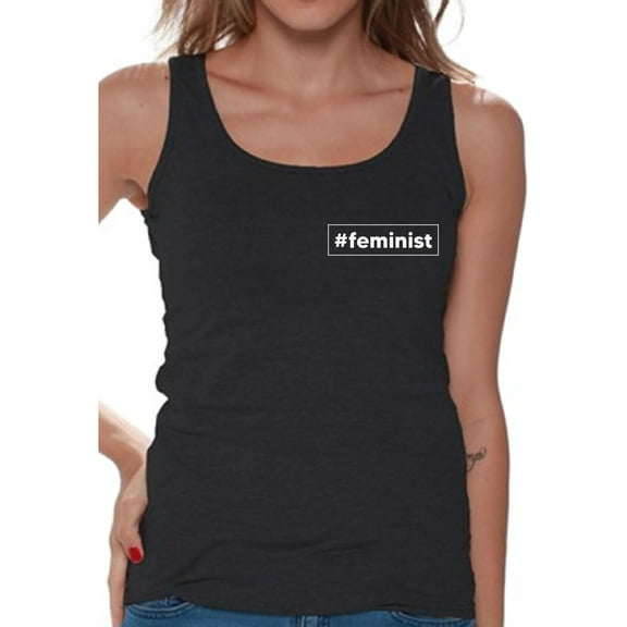Feminist Women's Tanks International Women's Day Tee for Her Graphic Novelty Shirt Support Feminism Tank Top