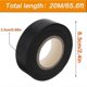 thumbnail image 3 of PVC Insulation Flame Retardant Waterproof Electrical Tape High Temperature Resistance for Car Repair Wires and Cables 25mm x 20m 4 Pack, Black, 3 of 4