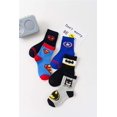 thumbnail image 4 of 5 pares de calcetines de superhéroe para niños. Los Vengadores calcetines para niños, calcetines de algodón, calcetines de cama. Spiderman, capitán de EE. UU., calcetines de Superman Adepaton CJWUS-6191, 4 of 7