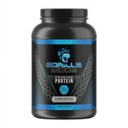 Gorilla Mode Premium Whey Protein - Cookies and Cream / 25 Grams of Whey Protein Isolate & Concentrate/Recover and Build Muscle (30 Servings)